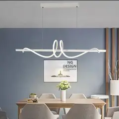 GENERICO - Lámpara de techo led spiral 3 luces con control
