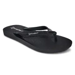 GENERICO - Sandalias mujer flip-flop urbano casual playero Negro, Azul y Rojo