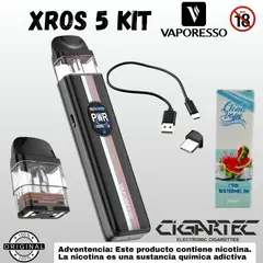 VAPORESSO - VAPER XROS 5 KIT MAS LIQUIDO 10ml