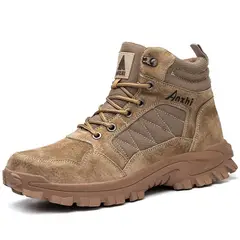 TIOZONEY - Botas de seguridad impermeables para hombre