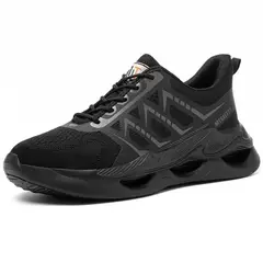 TIOZONEY - Zapatos de seguridad con punta de acero