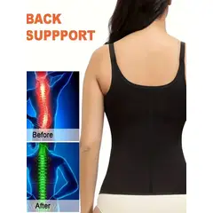 MORITA BAG STORE - CHALECO FAJA REDUCTORA NEOPRENO EFECTO SAUNA CORRECTOR POSTURA GYM TALLA L