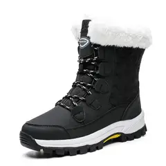 TIOZONEY - Botas de algodón de nieve para Mujer