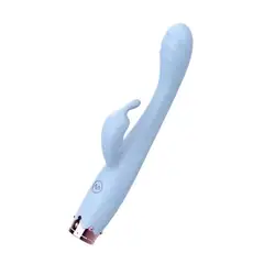 SEX TOY - Vibrador Doble Estimulación Conejito Celeste