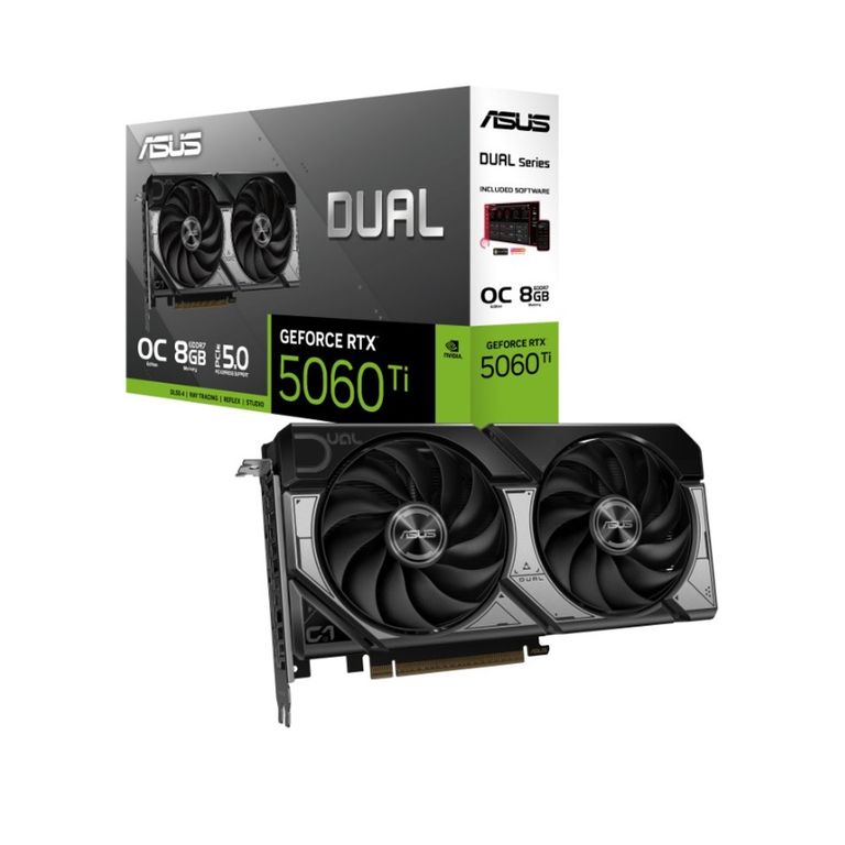 Tarjeta de Video DUAL RTX5060TI 8GB GDDR7 PCIe 5.0 DUAL-RTX5060TI-O8G