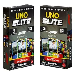 UNO - Elite Formula 1 Booster - Juego de Cartas