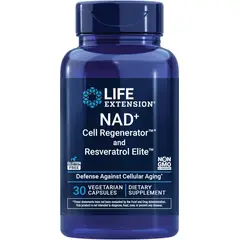 GENERICO - Life Extension NAD+ Cell Regenerator y Resveratrol Elite ribósido de nicotinamida trans-resveratrol