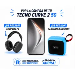 TECNO MOBILE - TECNO POVA CURVE 2 5G 8+256GB - STORM TITANIUM + REGALOS