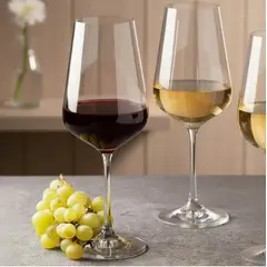 BOHEMIA CRYSTAL - Sandra Wine 550ml Bohemia Cristal Glass - Set x 6 copas