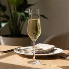 BOHEMIA CRYSTAL - Tulipa Flute 170ml Bohemia Cristal Glass- Set x 6 copas