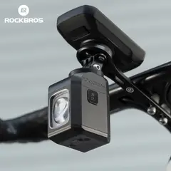 Rockbros - LUZ DELANTERA DE 1600 LÚMENES ROCKBROS, SCOOTER , BICICLETA, 4000 mAh, color NEGRO