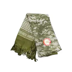 ARMY PREPPER - Bufanda Cuadrada Shemagh Multiproposito Modelo Digital Verde Beige