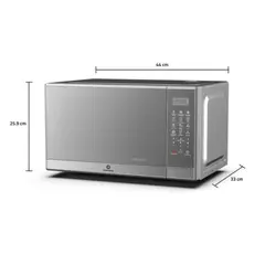 INDURAMA - HORNO MICROONDAS 20L COLOR CROMA MOD MWI-20TCRP