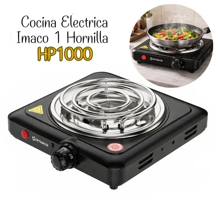 Cocina Eléctrica de mesa 1hornilla HP1000 Negro