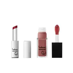 ELF COSMETICS - Pack Aceite Labial Voluminizador + Glow Reviver Slipstick Morado - e.l.f. Cosmetics