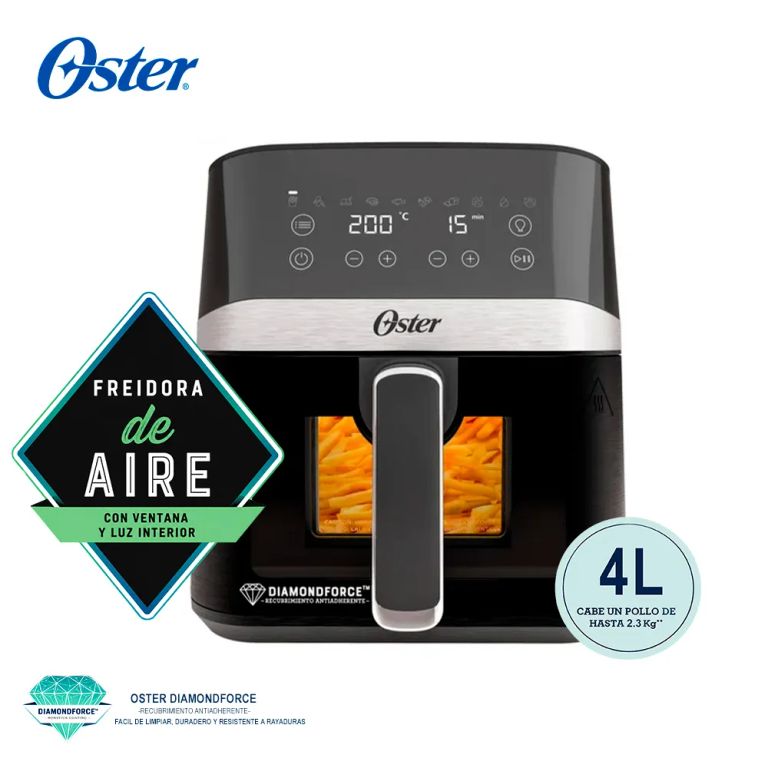 Freidora de aire Digital CKSTAF40WDDF 4 Litros - Negro