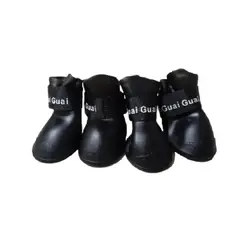 GENERICO - Zapatos de silicona para mascotas perros color morado talla L