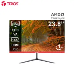ADVANCE - Monitor Curvo TEROS TE-2403S 23.8 FHD VA 144Hz 1ms HDMI DP con Parlantes