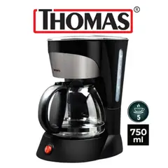 Thomas - CAFETERA 750ML COLOR NEGRO MOD TH-130