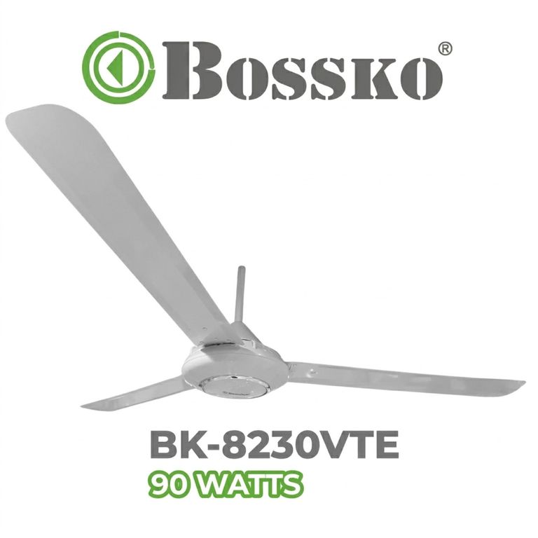 Ventilador de techo BK-8230VTE – 90 Watts – Blanco / .