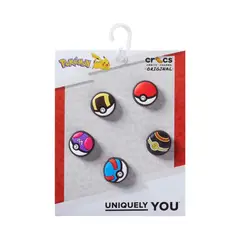 POKEMON - Jibbitz Shoe Charms by Crocs 5 Pack Pokeballs