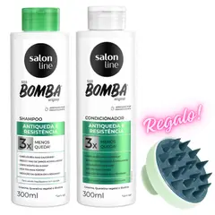 Salon Line - Kit Shampoo y Acondicionador S.O.S Bomba Anticaida