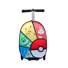 POKEMON - Kids Hardside Carry On Scooter Suitcase