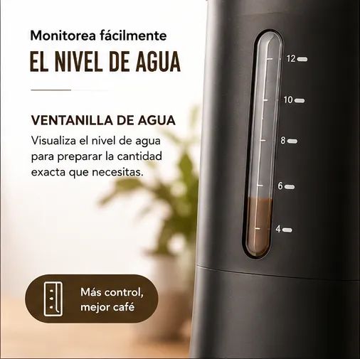 Cafetera BVSTDCS121B 12 Tazas con Filtro Reutilizable Función Pausa y Servir