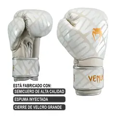 VENUM - Guantes de Boxeo Contender 1.5 XT 14oz blanco/dorado