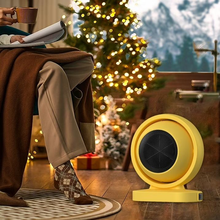 Calentador Eléctrico De Bajo Consumo Amarillo 380 W