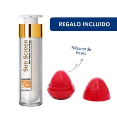 FREZYDERM - Sun screen velvet facebloqueador sin color + bálsamo de fresita