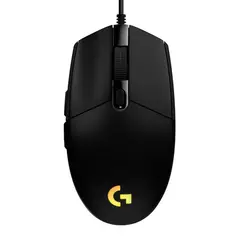 LOGITECH G - Mouse gamer alám. G203 usb 6 botones RGB negro