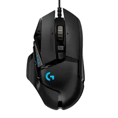 LOGITECH G - Mouse gamer alám G502 Hero usb 11 botones RGB