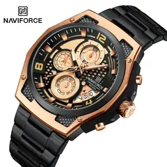 NAVIFORCE - RELOJ 8051S HOMBRE ORO ROSA