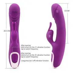 SEX TOY - Vibrador Rabbit Doble Estimulación