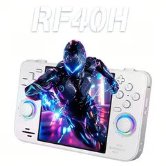 PUREPOWER - Consola de juegos portátil de 4 pulgadas, sistema Linux de código abierto,con Wi-Fi multijugador-64G