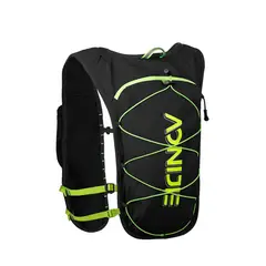 AONIJIE - Chaleco de Hidratación Running Unisex 5L Negro Ultraligero Transpirable