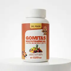 DR CARE - Gomita Multivitaminica A, B1, B2, B6, B9, B12, C, D3, Y E - Dr. Food