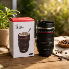 GENERICO - TAZA TERMO FORMA DE LENTE FOTOGRÁFICO