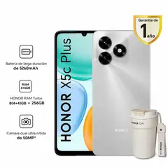 HONOR - X5C PLUS SILVER 4RAM 256GB REGISTRADO + COFFEE CUP
