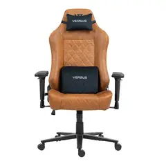 VERSUS - Silla Gamer V45 Vintage Café Ergonómica Escritorio Premium
