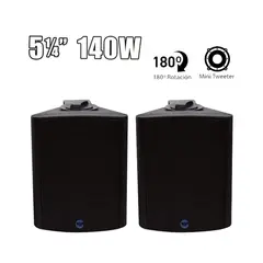 BATBLACK - Parlante Ambiental 5 1/4″ 70W BT-B105T