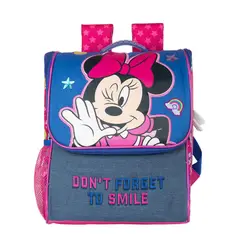 DISNEY CLASICOS - Lonchera Mochila Disney Minnie Mouse Lentejuelas