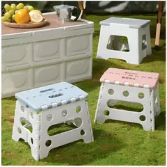 GENERICO - Mini silla banquito plegable - Celeste