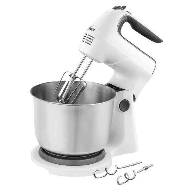 Batidora de Mano y Pedestal 250W con Bowl de Acero Inoxidable 3.7L