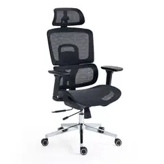 VERSUS - Silla De Oficina F50ergo Negro - Ergonomía Y Comodidad