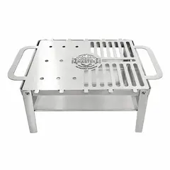 MEAT MASTER - Parrilla Camping Inoxidable Mixta