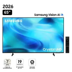 SAMSUNG - Televisor Smart TV 65" Crystal UHD 4K UN65U8000H - Nuevo 2026