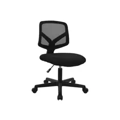 OFIDEAS - Silla De Escritorio Sou Sin Brazos Negro