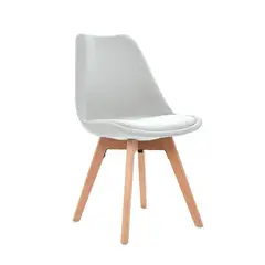 ALTHEA CONFORT - Silla De Comedor Diseño Ghost Gris Claro